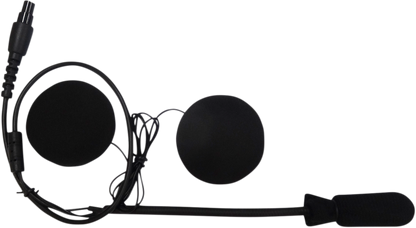 Bill's Exhausts NAVATLAS In-Helmet Headset NH100 speakers for motorcycle helmets, with in-ear audio components.