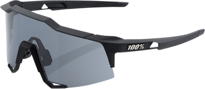 100% Speedcraft Sunglasses - Black - Smoke 60007-00001 - Howling Moto