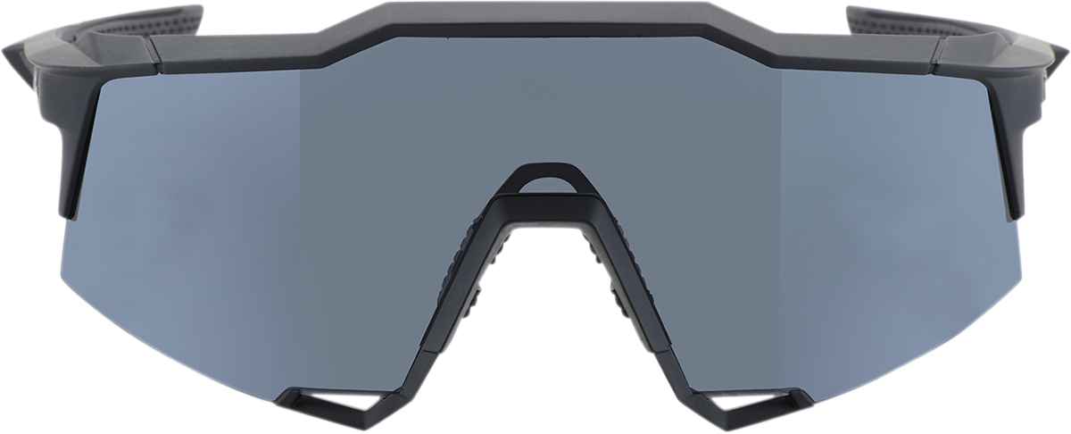100% Speedcraft Sunglasses - Black - Smoke 60007-00001 - Howling Moto