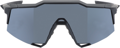 100% Speedcraft Sunglasses - Black - Smoke 60007-00001 - Howling Moto
