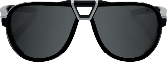 100% Westcraft Sunglasses - Matte Black - Smoke 61046-102-01 - Howling Moto
