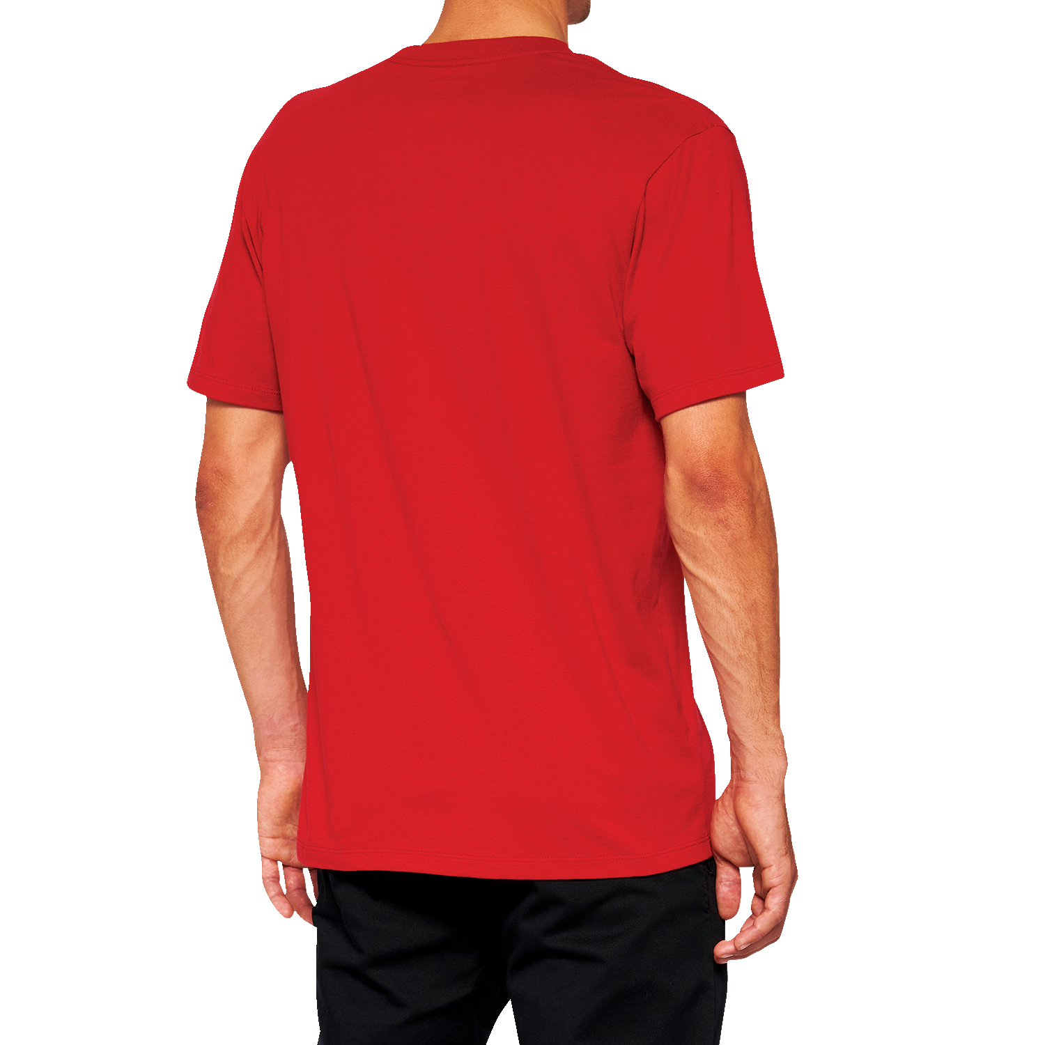 Red official Bill's Exhausts T-Shirt in large size, made of 100% cotton, featuring the brand logo on the front.