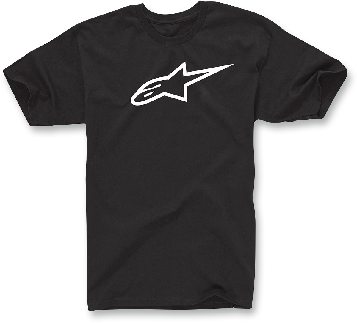 Alpinestars Ageless T-Shirt in black and white, medium size, featuring a casual design and logo on the front.