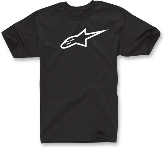 Alpinestars Ageless T-Shirt in black and white, medium size, featuring a casual design and logo on the front.
