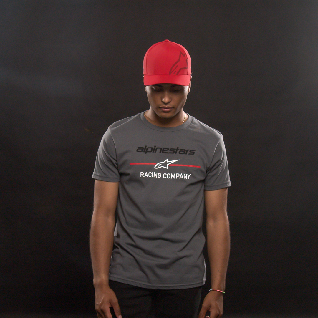 Charcoal ALPINESTARS Bettering T-Shirt in 2XL, featuring a casual fit and branded design, displayed on a plain background.