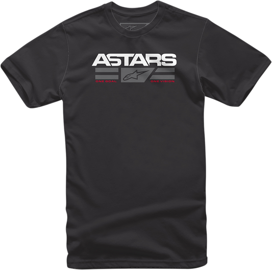 Black Alpinestars Positrack T-Shirt in 2XL, casual cotton tee featuring Alpinestars branding and a comfortable fit.