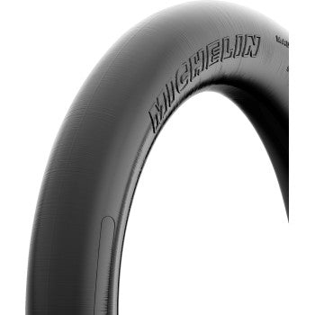 Michelin Bib Mousse Enduro tires for mountain biking, shown mounted on wheel with tread pattern visible.