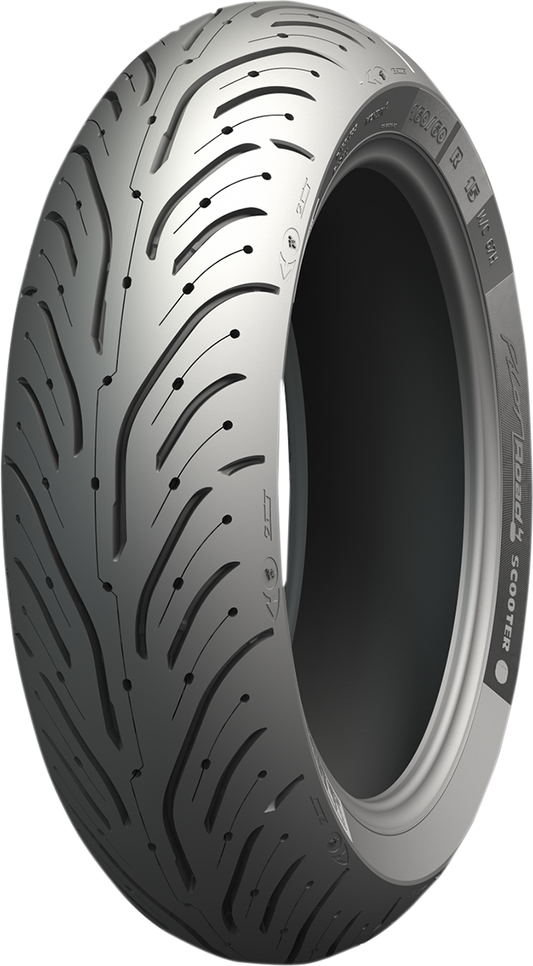 Michelin Pilot Road 4 Scooter rear tire 160/60R15 67H with tread pattern for enhanced grip and durability
