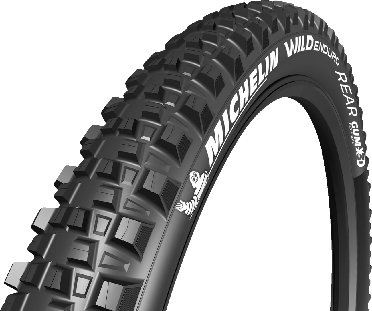 Michelin Wild Enduro rear tire 29x2.40 (61-622) designed for mountain biking, shown with tread pattern and sidewall details.