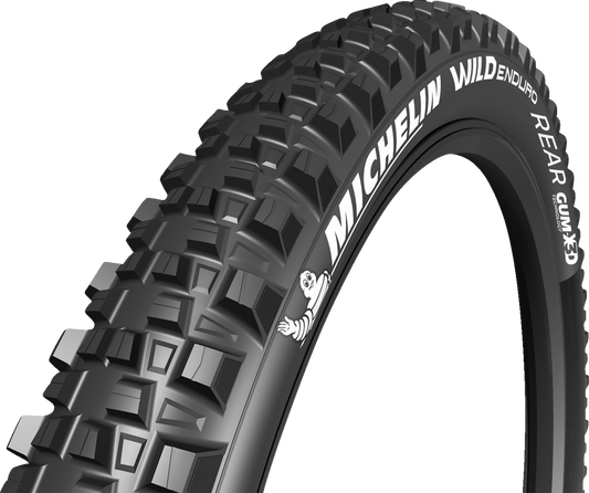 Michelin Wild Enduro rear tire 29x2.40 (61-622) designed for mountain biking, shown with tread pattern and sidewall details.
