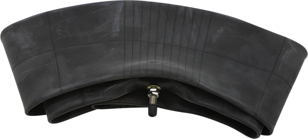 Michelin 18-inch standard inner tube with TR-4 metal valve, suitable for bike or vehicle tires, displayed with packaging and valve detail.