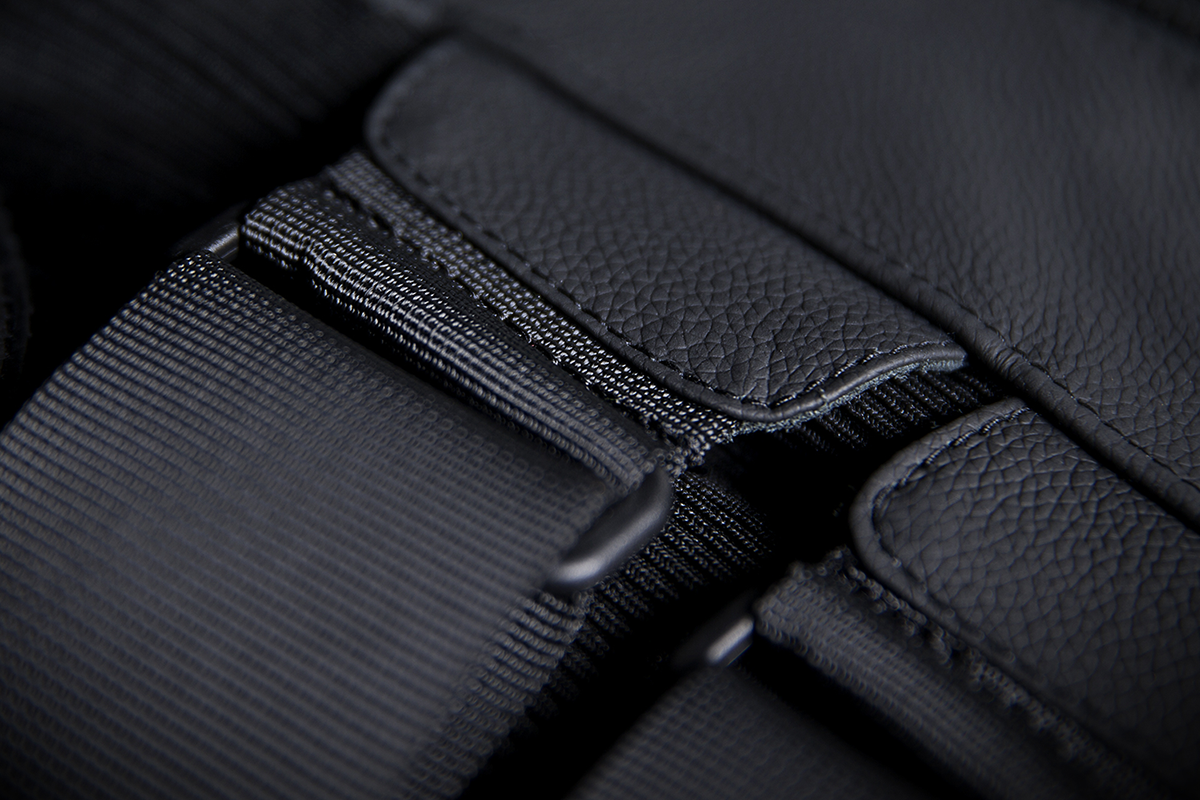 Black ICON Regulator™ D30® Stripped Vest by Bill's Exhausts, S/M size, showcasing the protective vest with D30 armor padding.