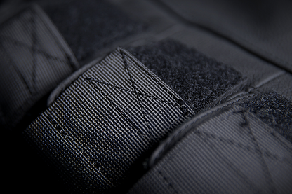 Black ICON Regulator™ D30® Stripped Vest by Bill's Exhausts, S/M size, featuring durable protective design.