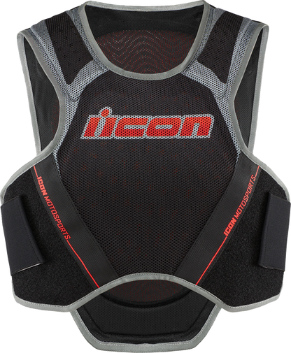 ICON Softcore™ Vest - Megabolt Black - XL/2XL 2702-0283 - Howling Moto