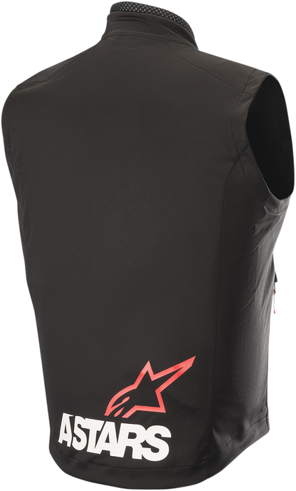Alpinestars Session Race Vest in black and red, size 3XL, featuring lightweight design and racing-inspired style.