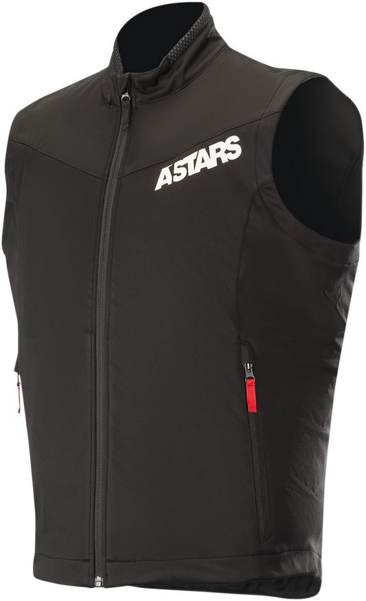 Alpinestars Session Race Vest in black and red, XL size, lightweight protective vest for motorsport racing.