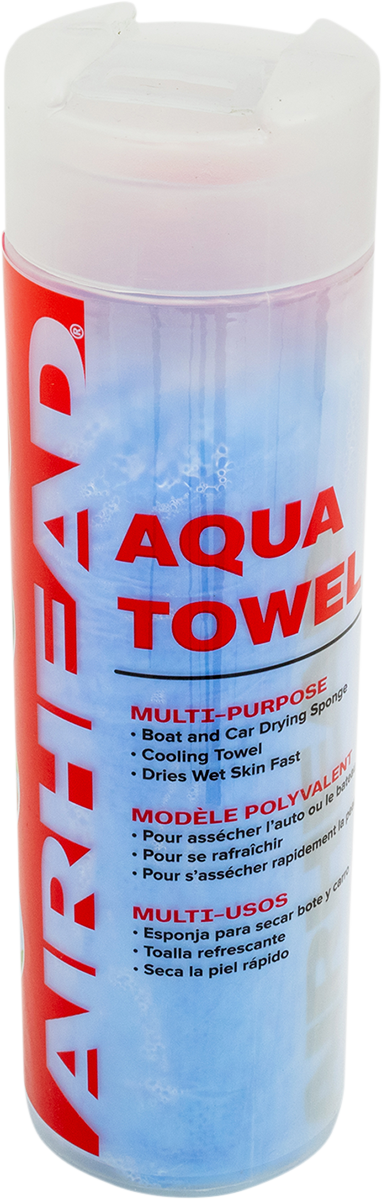 Assorted AIRHEAD SPORTS GROUP absorbing water towels in a 12-pack, designed for water activities, by Bill's Exhausts.