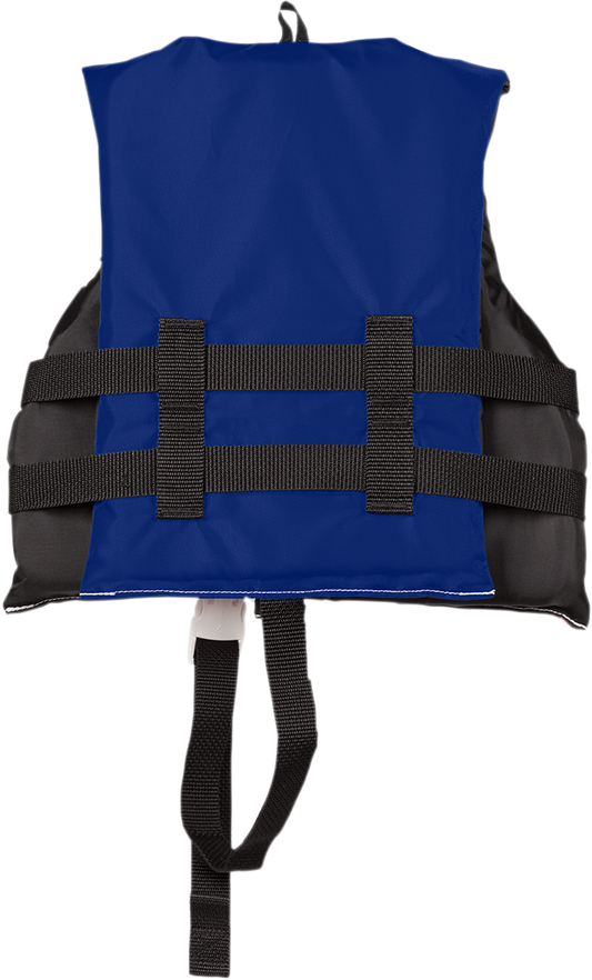 Child Stars & Stripes PFD vest by AIRHEAD SPORTS GROUP in red, white, and blue, designed for water safety and fun.