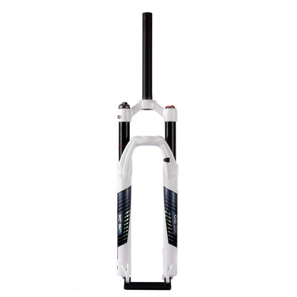 Hycline Blooke XC90 bicycle front suspension fork in white for 27.5 and 29-inch mountain bikes.