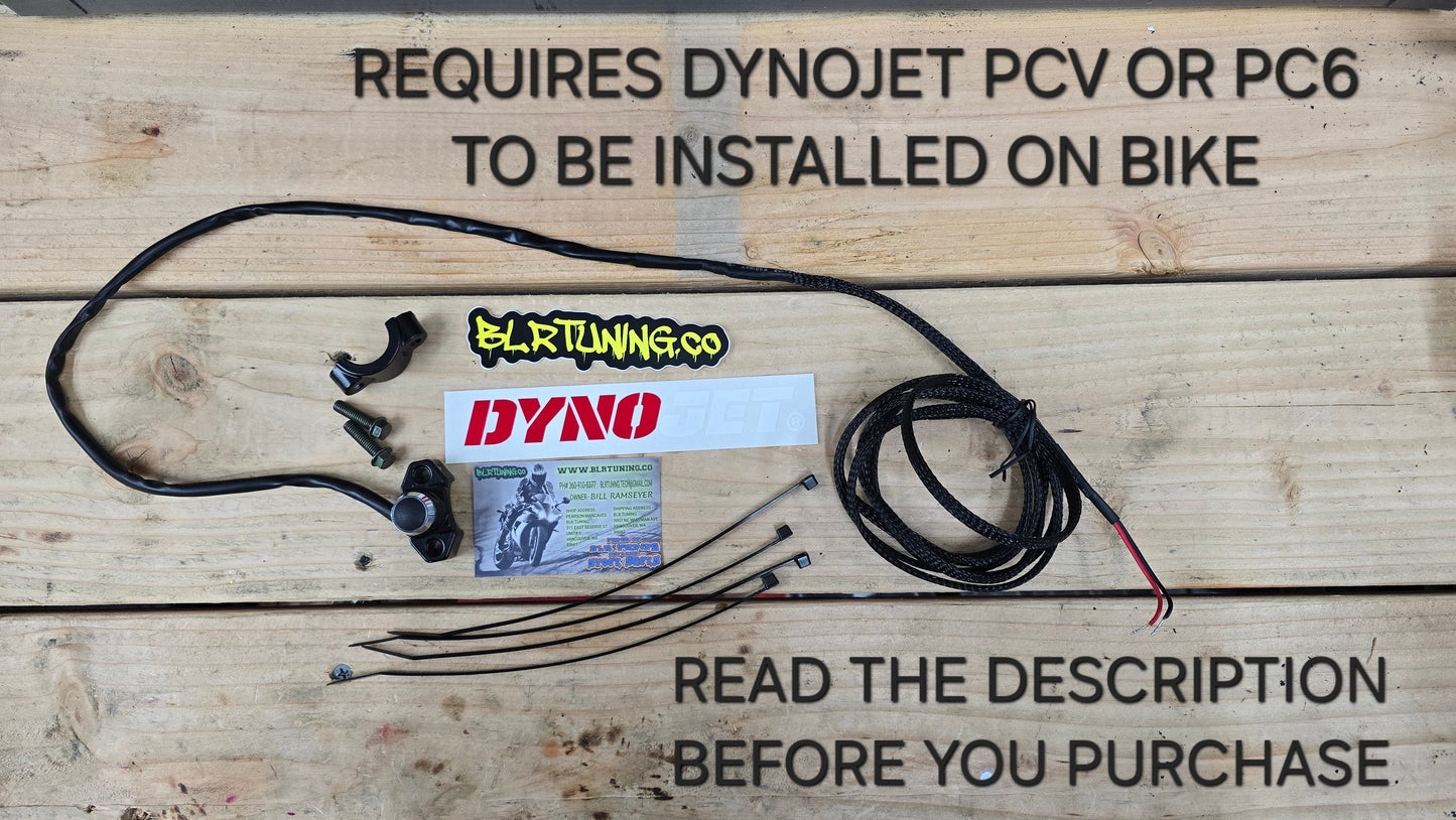 PUSH BUTTON 2-STEP LAUNCH CONTROL FOR PCV OR PC6 FITS 7/8 HANDLEBARS - WORKS ON STREET BIKE - SPORT BIKE - NAKED BIKE - ATV - DIRT BIKE - SXS - BAGGER - Howling Moto