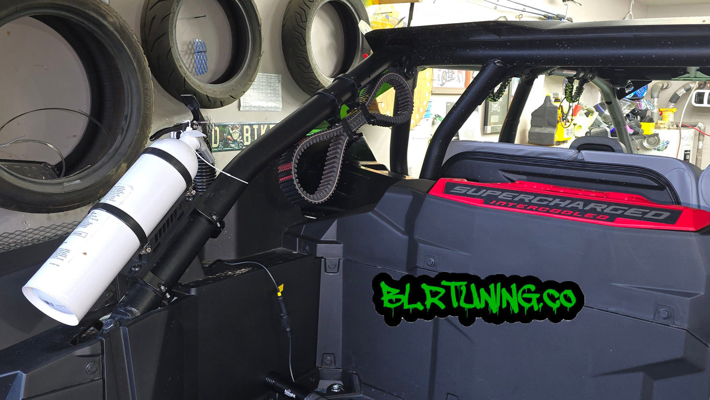 CVT Belt Holder – Roll Cage Mounted - fits 1.5 in - 2 in Roll Cage FOR UTV AND ATV - Howling Moto