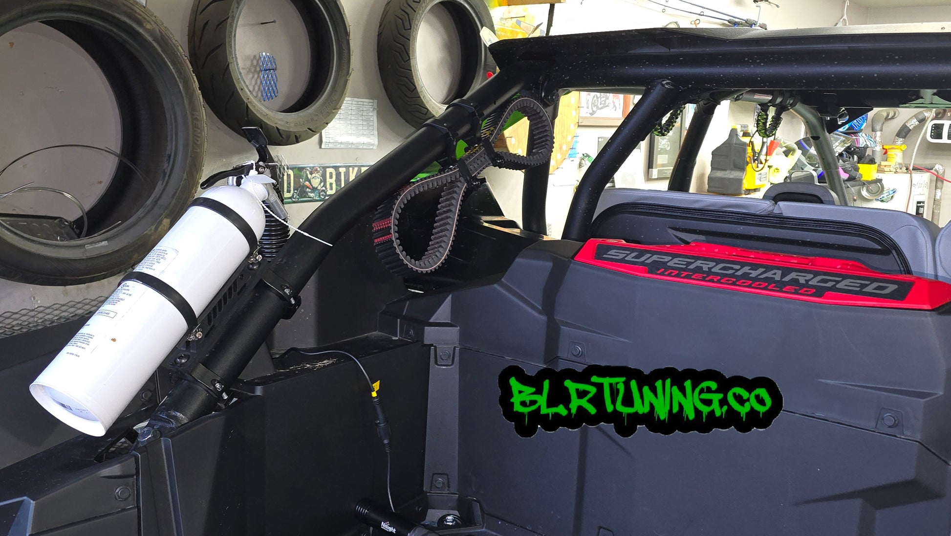 CVT Belt Holder – Roll Cage Mounted - fits 1.5 in - 2 in Roll Cage FOR UTV AND ATV - Howling Moto