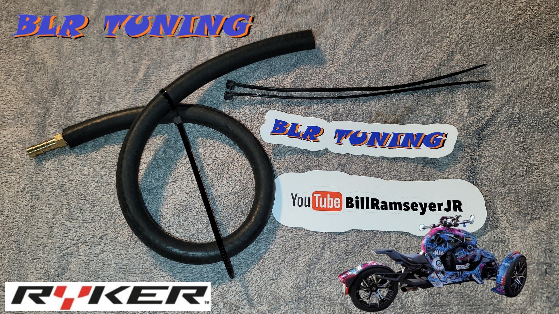 CAN-AM RYKER Fuel Overflow Extension Hose Kit - Howling Moto