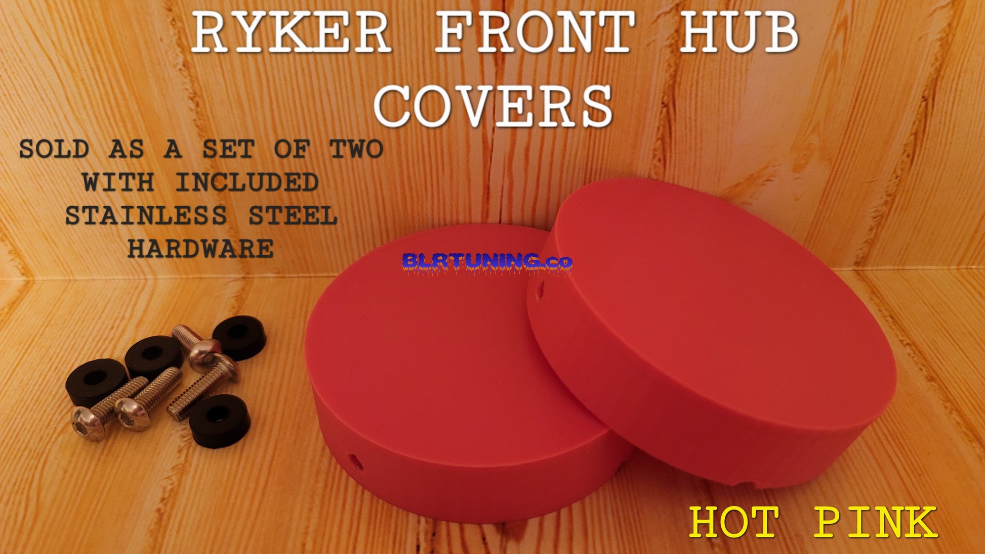 FRONT HUB COVERS FOR CAN-AM RYKER sold as a set of 2 - Howling Moto