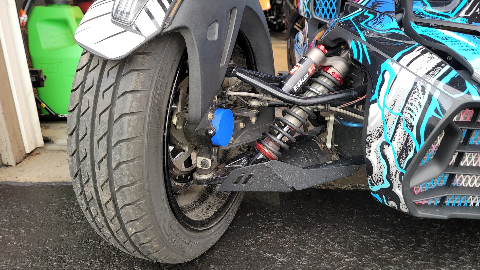 FRONT HUB COVERS FOR CAN-AM RYKER sold as a set of 2 - Howling Moto