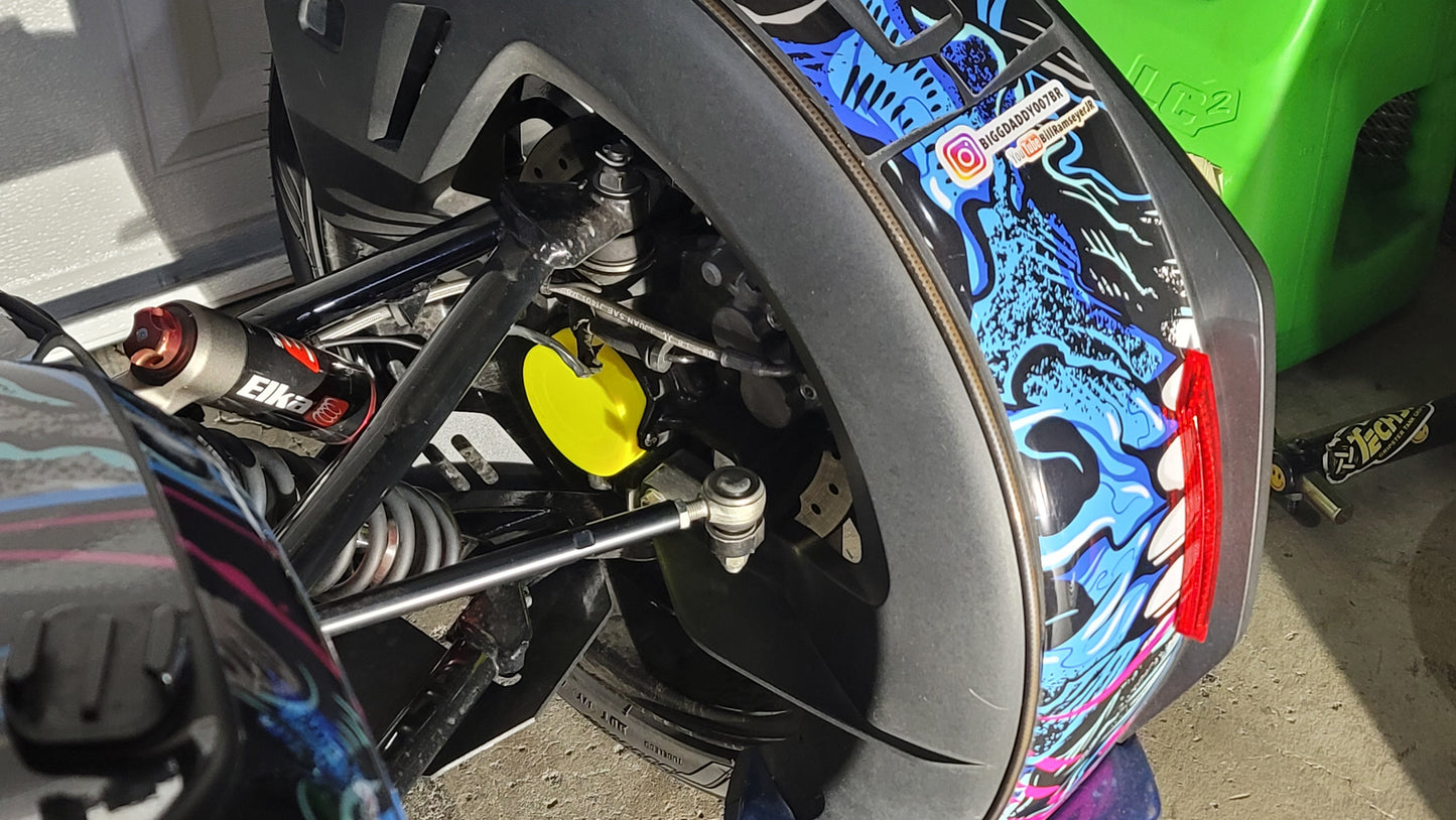 FRONT HUB COVERS FOR CAN-AM RYKER sold as a set of 2 - Howling Moto