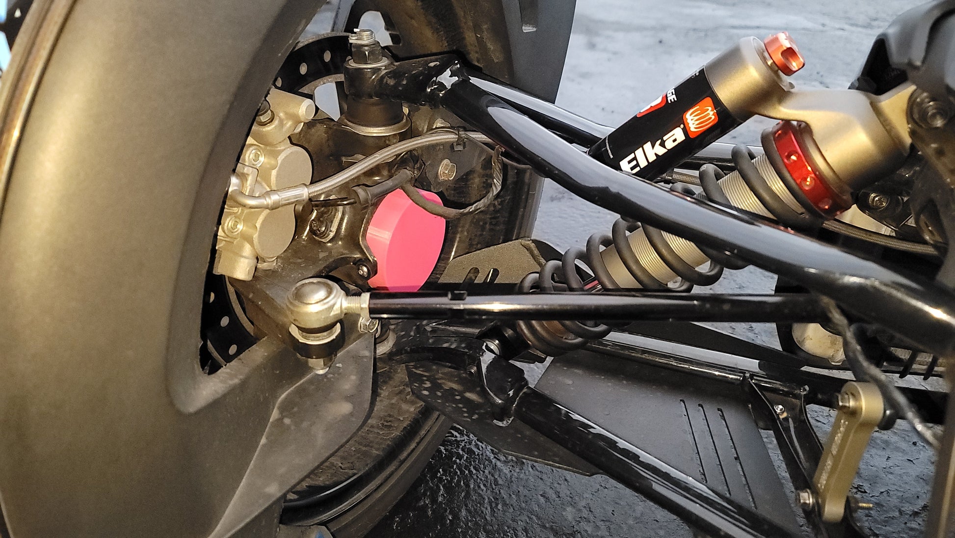 FRONT HUB COVERS FOR CAN-AM RYKER sold as a set of 2 - Howling Moto