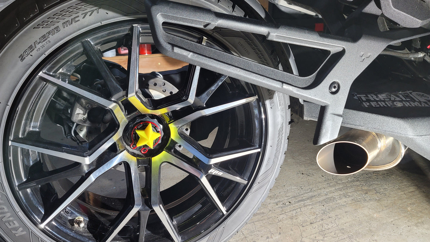 CAN-AM RYKER WHEEL CENTER CAPS - Howling Moto