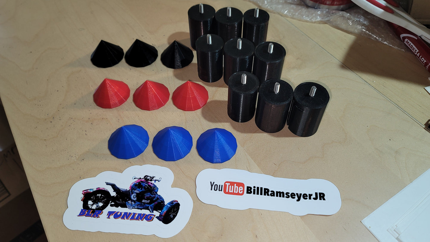 CAN-AM RYKER WHEEL CENTER CAPS - Howling Moto