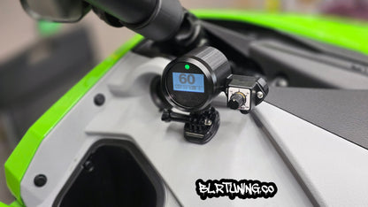 RAZORBACK GAUGE POD AND DYNOJET THROTTLE COMMANDER MOUNT KIT BY BLR TUNING - Howling Moto