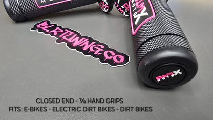 D1M MOTO X HAND GRIPS CLOSED END - FITS 7/8 BARS - FITS ELECTRIC DIRT BIKES - E-BIKES - DIRT BIKE - PIT BIKES - Howling Moto