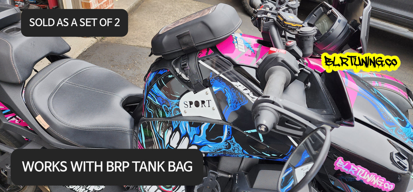 CAN-AM RYKER GAS TANK COVER ACCENT PANELS - Howling Moto