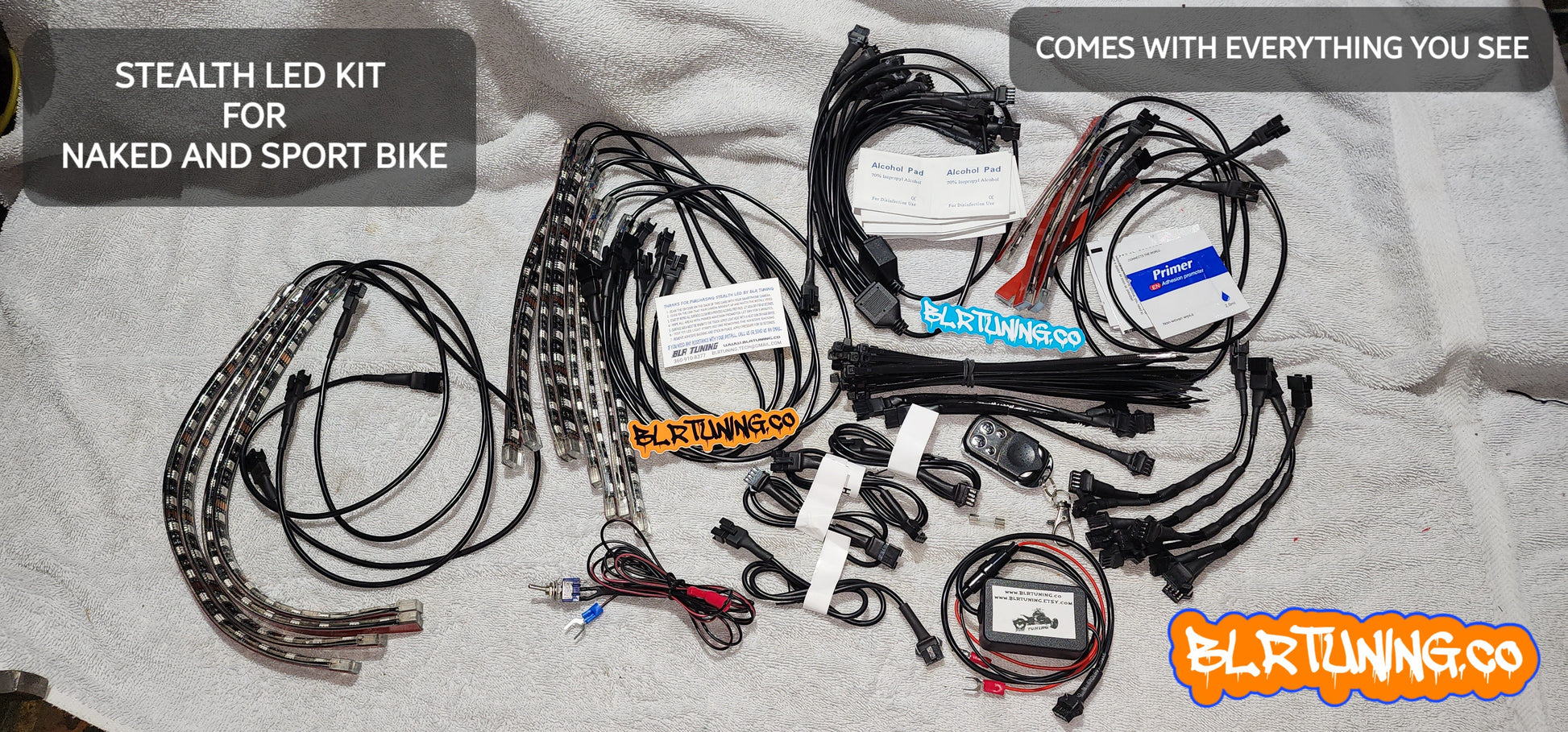 STEALTH LED KIT FOR NAKED AND SPORT BIKE - Howling Moto