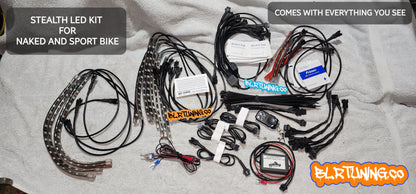 STEALTH LED KIT FOR NAKED AND SPORT BIKE - Howling Moto