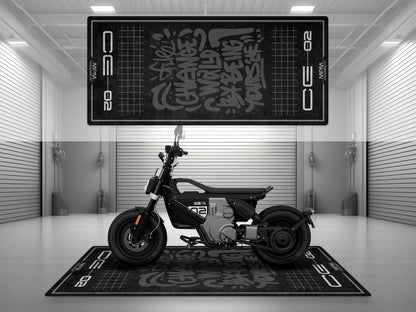 Motorcycle Mat for BMW CE02 Motorcycle - MM4102 - Howling Moto