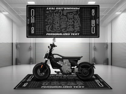 Motorcycle Mat for BMW CE02 Motorcycle - MM4102 - Howling Moto