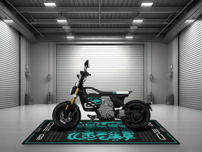 Motorcycle Mat for BMW CE02 Motorcycle - MM4102 - Howling Moto