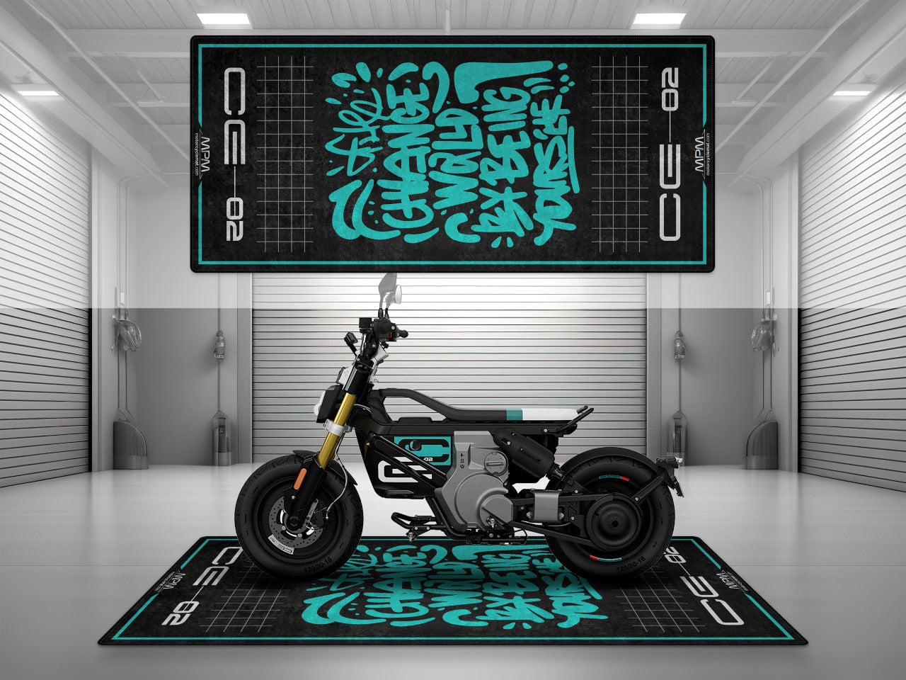 MPM Motorcycle Mat for BMW CE02 - MM4102 - Howling Moto
