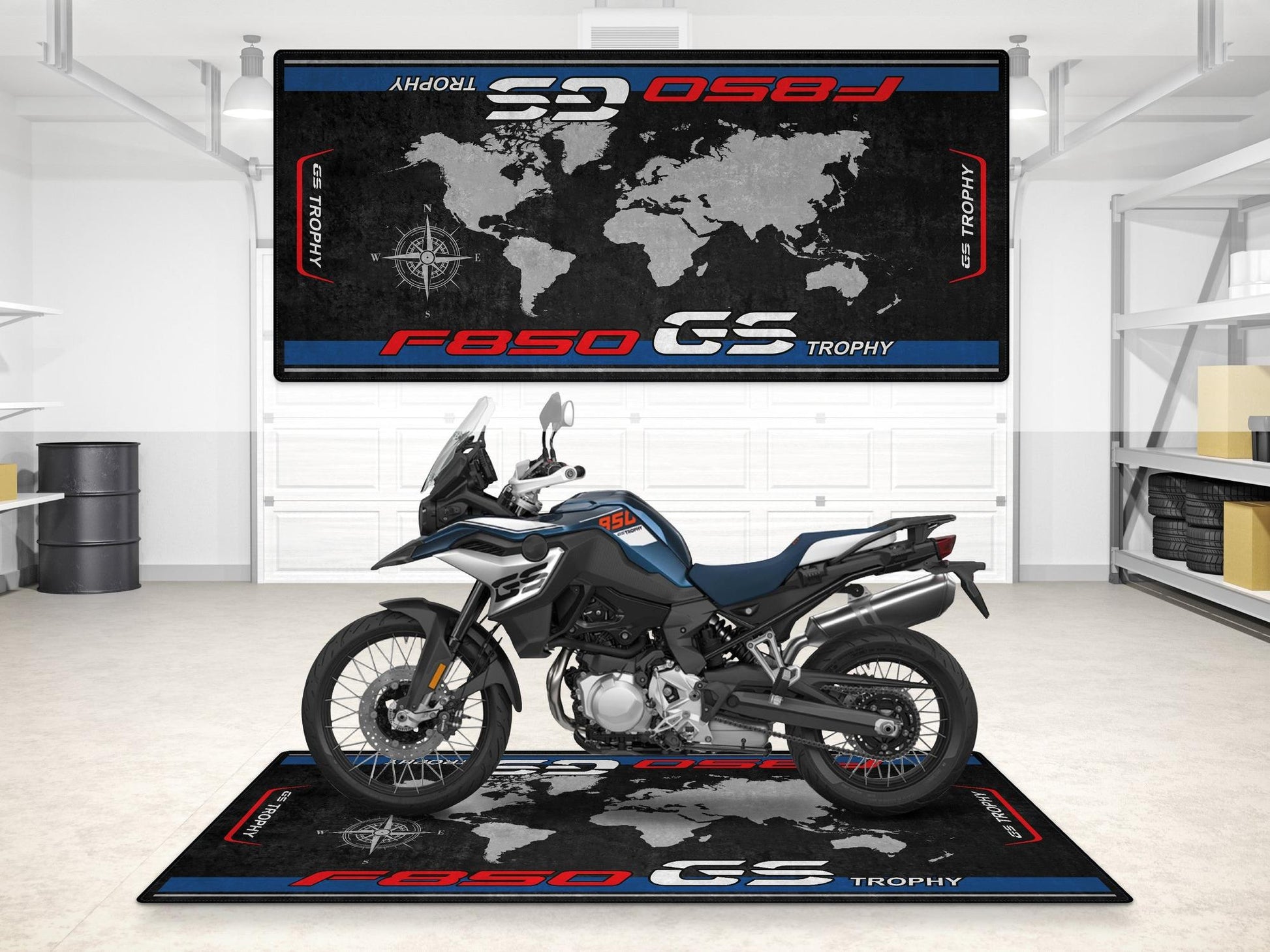 MPM Motorcycle Mat for BMW F850 GS - MM7295 - Howling Moto