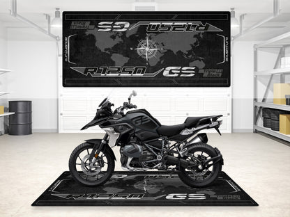 Motorcycle Mat for R1250GS Adventure Motorcycle - MM7247 - Howling Moto