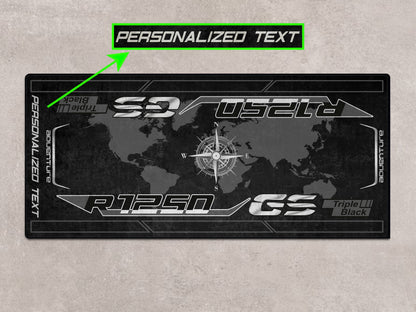 Motorcycle Mat for R1250GS Adventure Motorcycle - MM7247 - Howling Moto