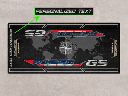 Motorcycle Mat for R1250GS Adventure Motorcycle - MM7247 - Howling Moto