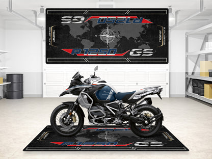 Motorcycle Mat for R1250GS Adventure Motorcycle - MM7247 - Howling Moto