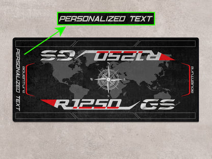 Motorcycle Mat for R1250GS Adventure Motorcycle - MM7247 - Howling Moto