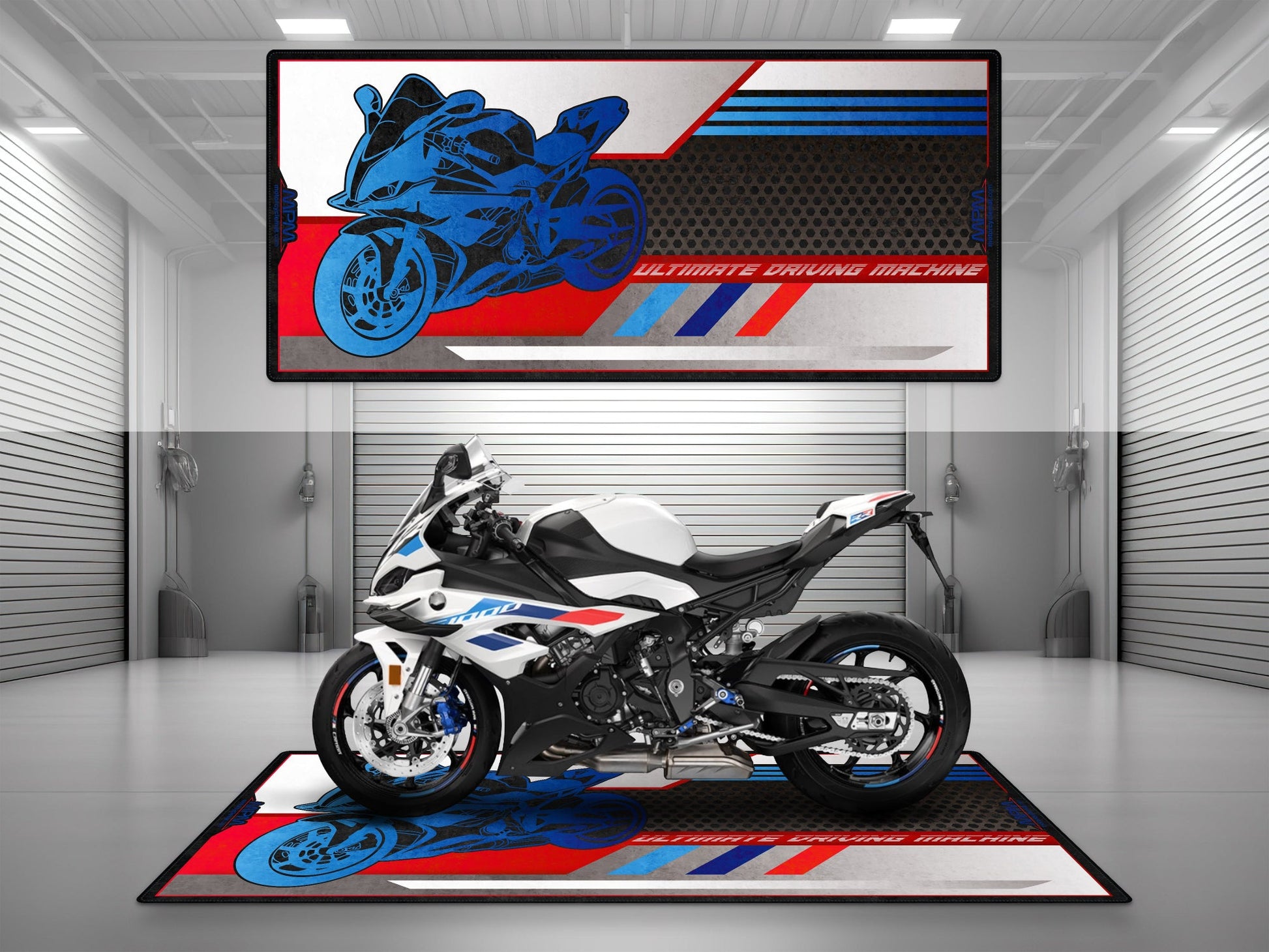 MPM Motorcycle Mat for BMW S1000RR - U502 - Howling Moto