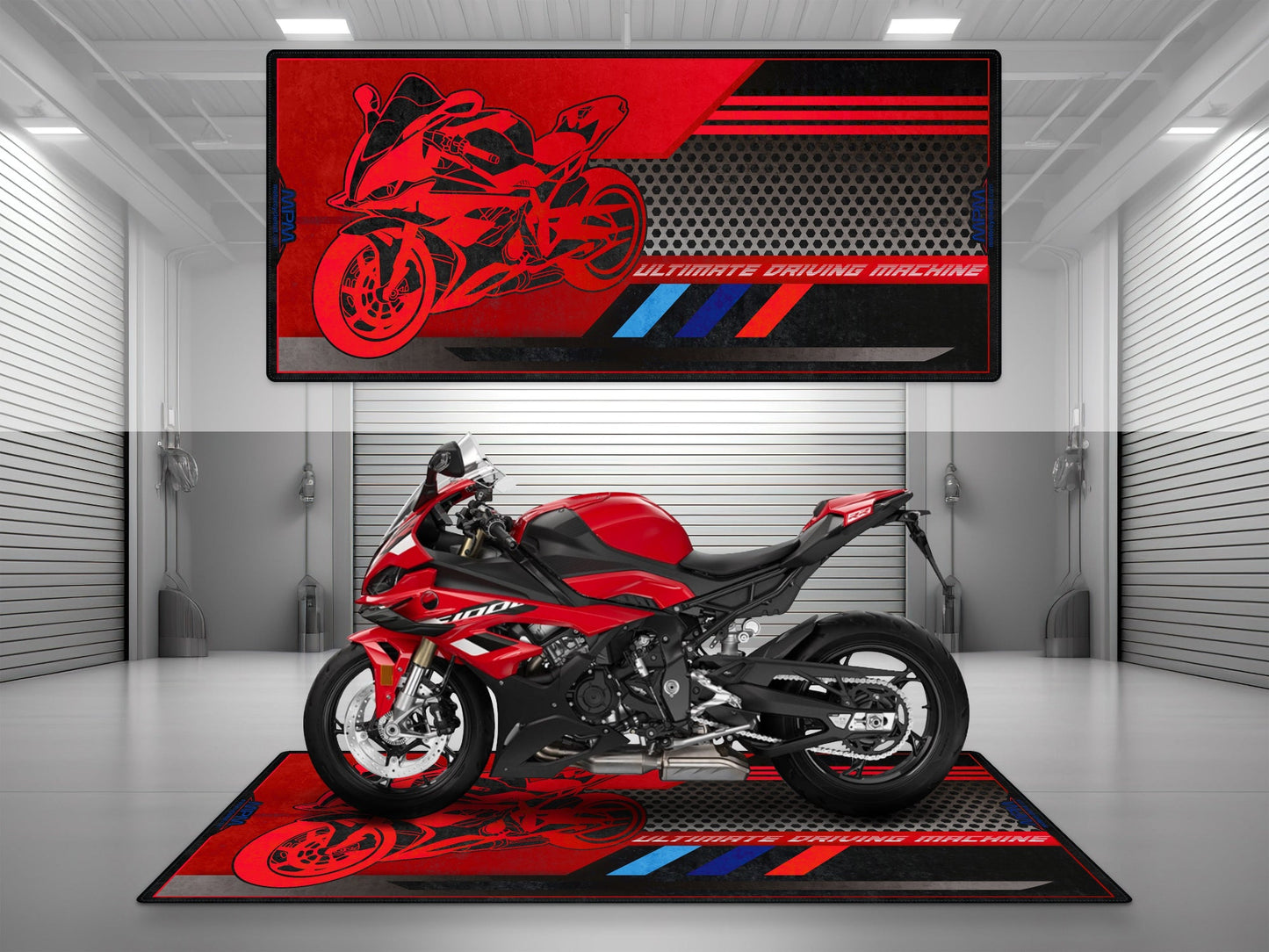 MPM Motorcycle Mat for BMW S1000RR - U502 - Howling Moto